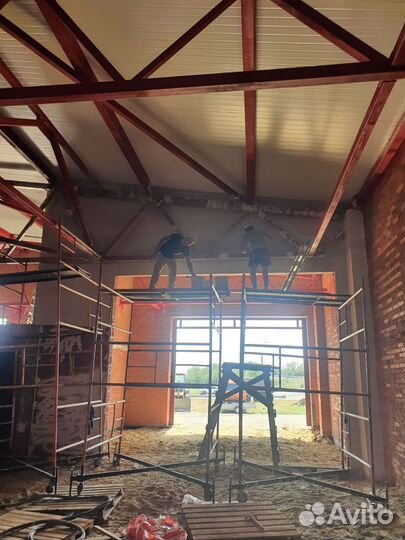 Механическая штукатурка стен