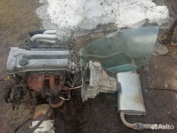 Двигатель на mazda 323F Б/У 60000км