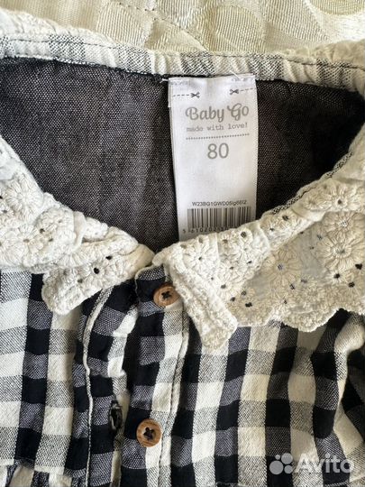 Платье для девочки 80 см