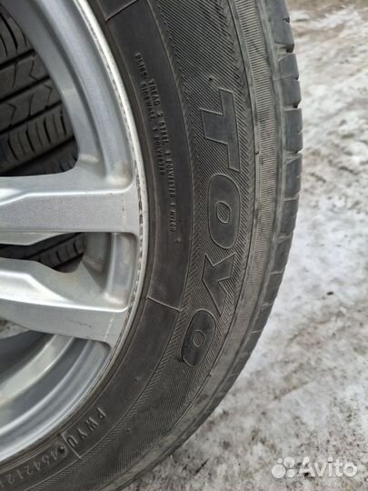 Летняя резина на литых дисках