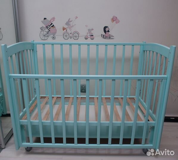 Детская кроватка с маятником mr Sandman porcet