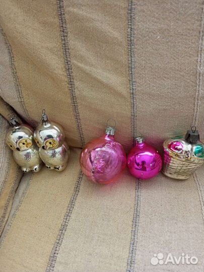 Елочные игрушки СССР