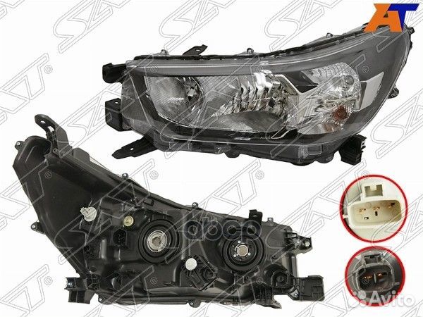 Фара toyota hilux 20- LH галоген st21220akl Sat