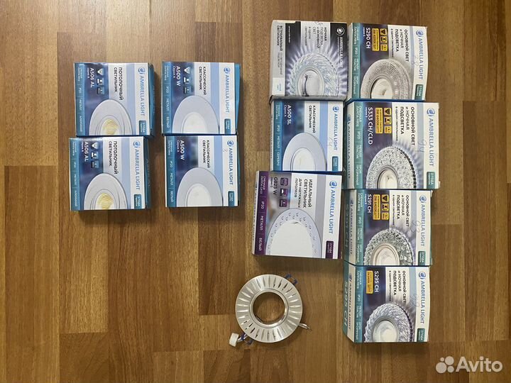 Светильник встраиваемый (точки)