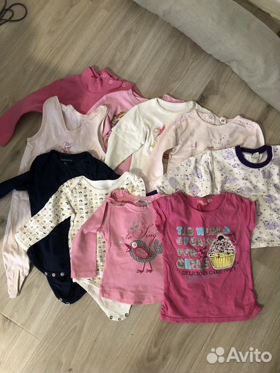 Детская одежда для девочек 80-86 на доставке
