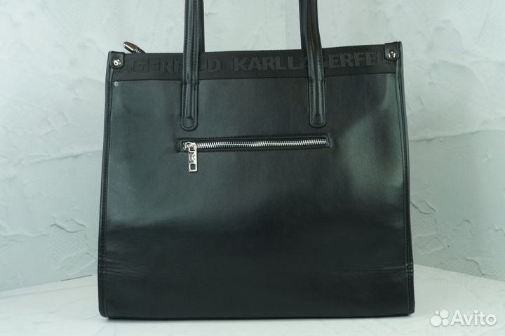 Сумка шоппер Karl Lagerfeld tote черная люкс
