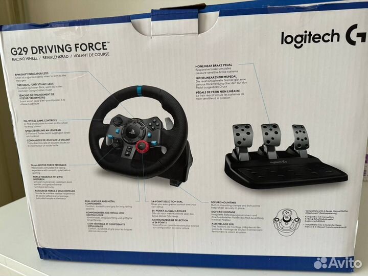 Руль logitech g29 новый