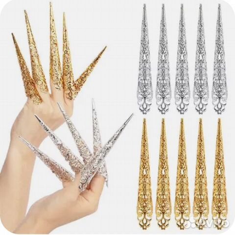 Ногти кольца для танцев 10 шт