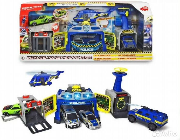 Dickie Toys Полицейский штаб 3719011