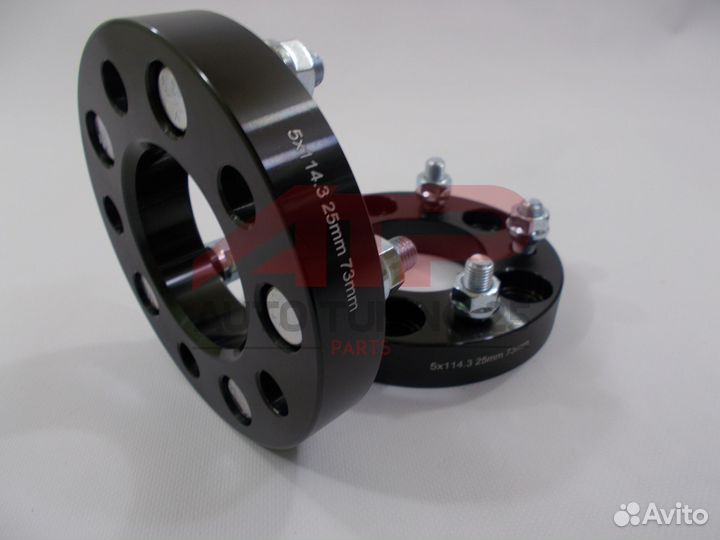 Проставки ступичные 25мм - 5x114 цо 73, M12x1.5