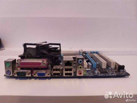 Материнская плата с процессором