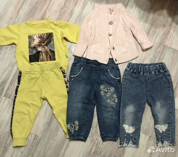 Вещи пакетом на девочку 86-92