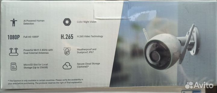 Видеокамера Ezviz C3N (Wifi, уличная, гарантия)