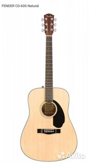 Акустическая гитара fender cd 60s nat