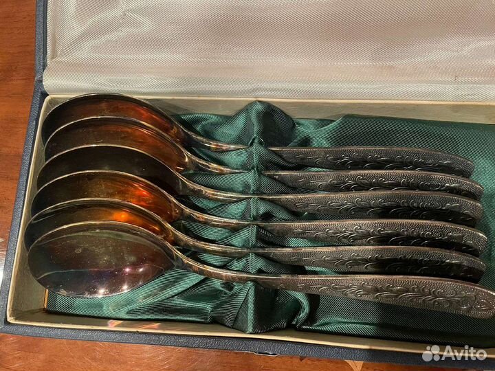 Мельхиоровые столовые ложки мнц