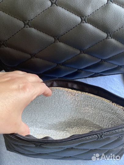 Сумка для мамы из эко кожи на коляску