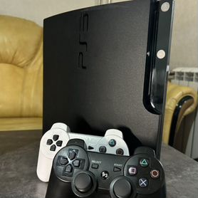 PlayStation 3 slim (прошита, 2 джойстика)