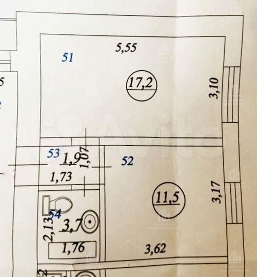 1-к. квартира, 34,3 м², 6/9 эт.