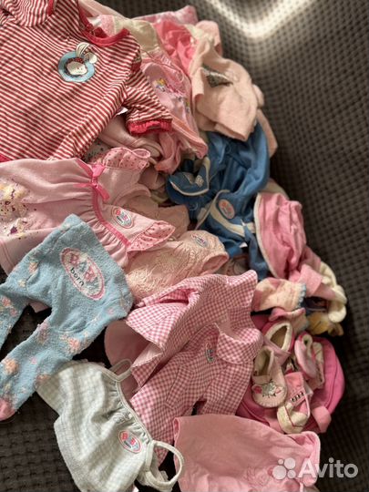 Одежда для Baby Born, Baby Annabell пакетом