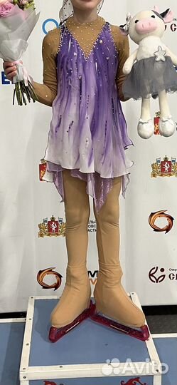 Платье для выступлений фигурное катание 122-128р