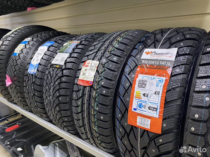 Powertrac Snow March Stud 205/55 R16