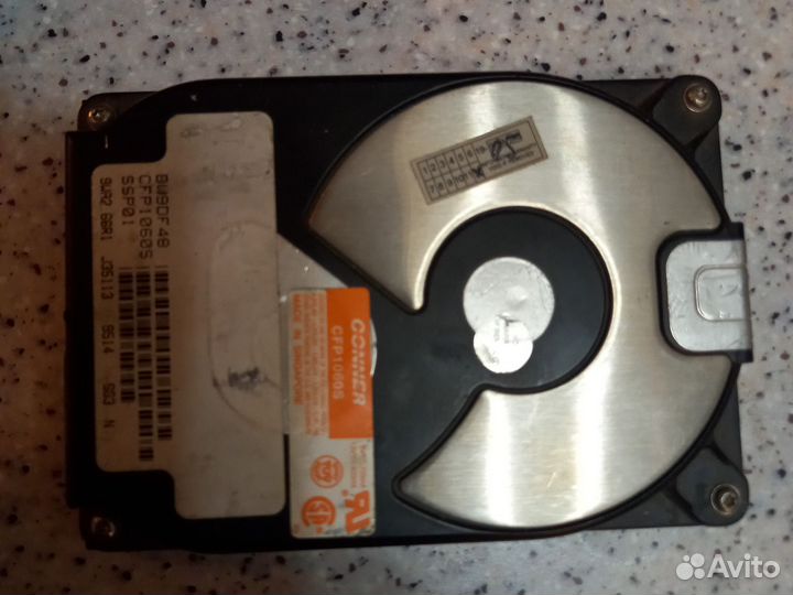 Ретро HDD 1995 scsi Conner 1062MB и PCI контроллер