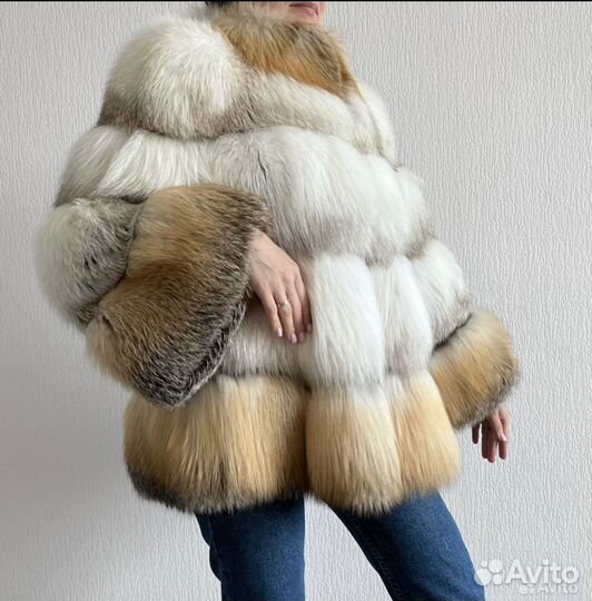 Шуба натуральная лиса