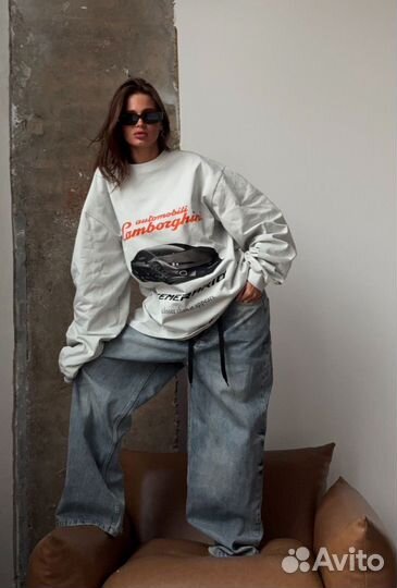 Balenciaga джинсы рваные