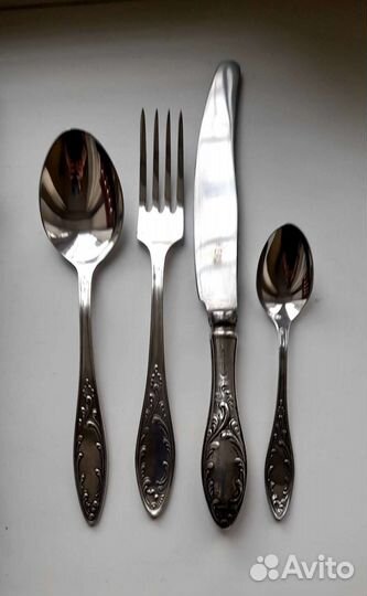 Пламя Кольчугино 6 и 12 персон мельхиор