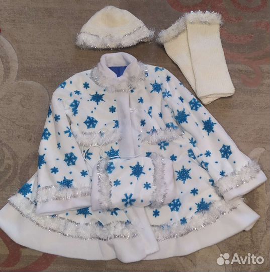 Костюм Снегурочки 7-8 лет