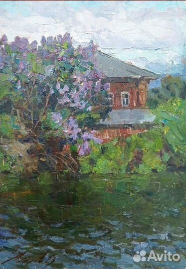 Заслуженный художник Картина маслом на холсте