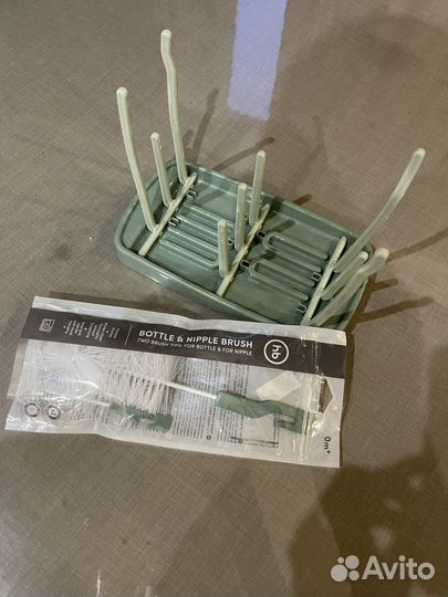 Сушилка для детских бутылочек и щетки Happy baby