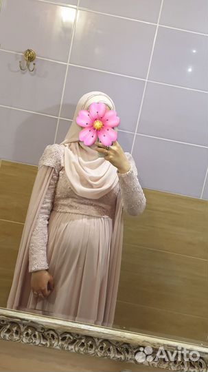 Нарядное мусульманское платье