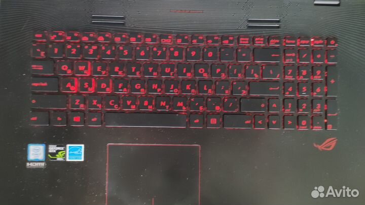 Игровой ноутбук Asus ROG gl752vw