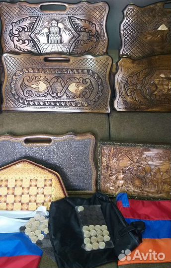 Нарды шахматы ручной работы