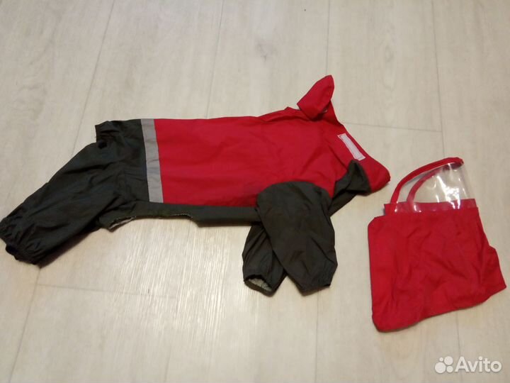 Комбинезон - дождевик для средней собачки