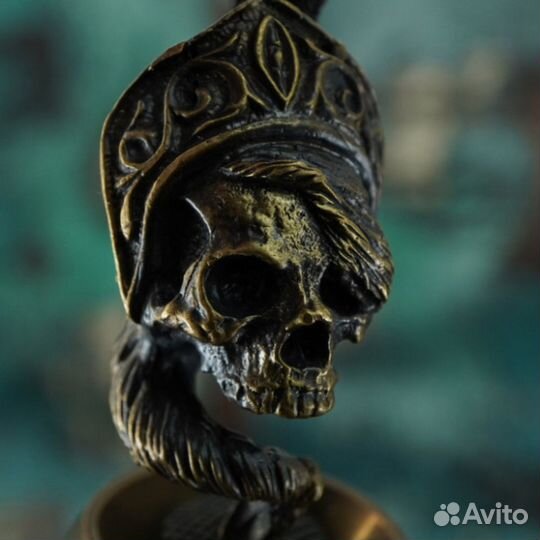 Брелок Русская Красавица Зима Кокошник Череп