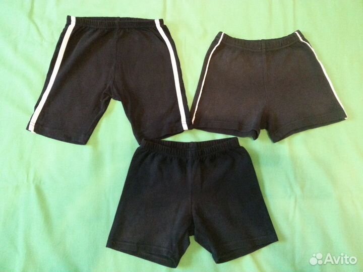 Шорты для гимнастики на 3-4 года 3 шт