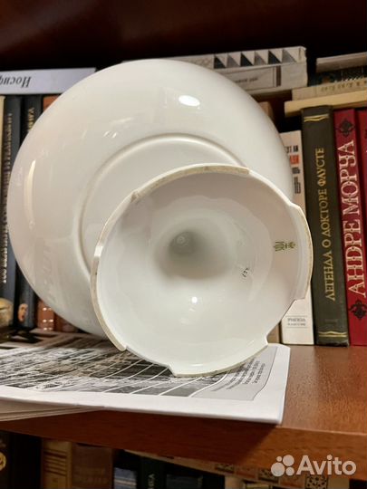 Ваза на ножке конфетница фарфор Кузнецов