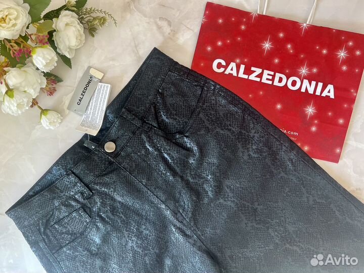 Брюки calzedonia m 44 новые брюки черные