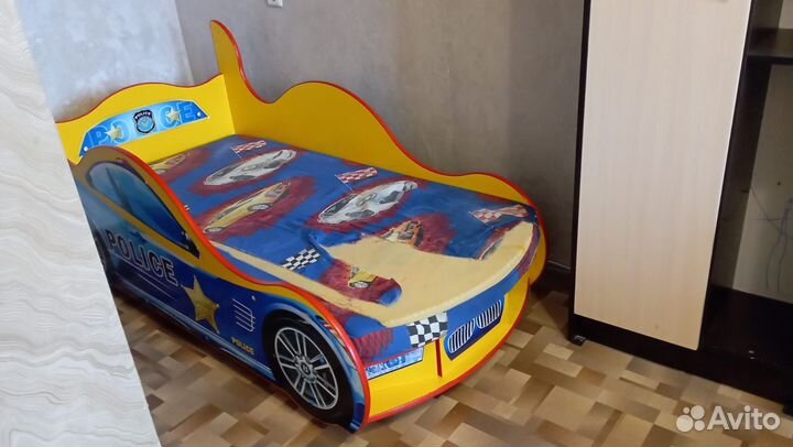 Детская кровать машина бу