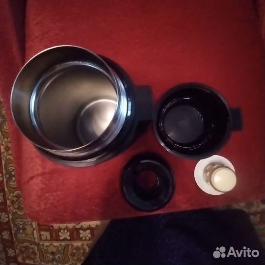 Термосы для еды и напитков sunflower 0,8л и 0,5л