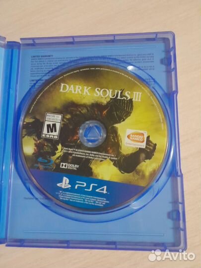 Игра dark soul 3 для PS4 полностью на английском