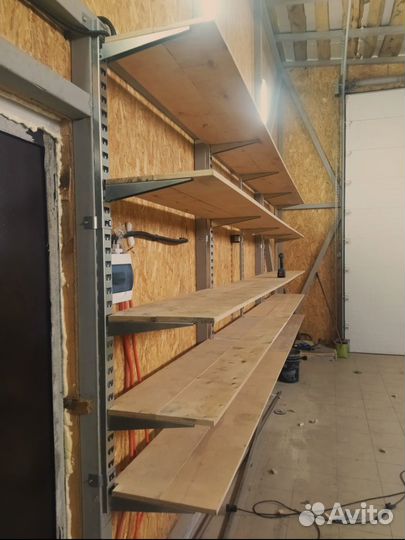 Стеллаж для гаража полки система хранения пвз
