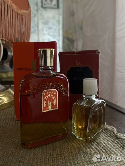 Духи винтаж СССР красная москва и тет а тет
