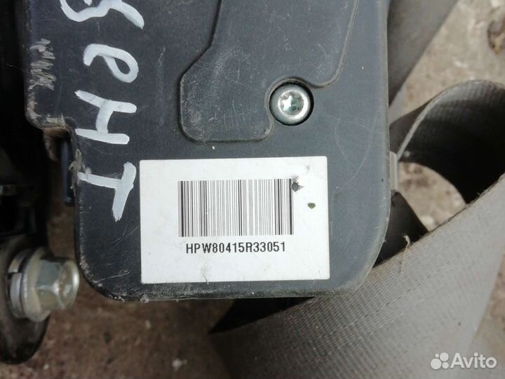 Ремни безопасности на hyundai accent