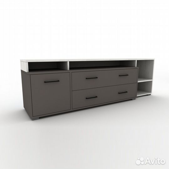 Тв-тумба Кеге-951ip сосна белая под тв телевизор