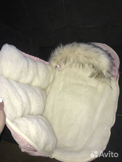 Конверт на выписку зимний для девочки