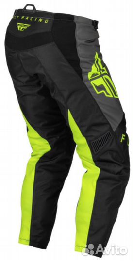 Мотоштаны Fly Racing F-16 2023 Black/Grey/Hi-Vis