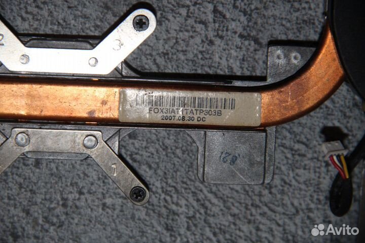 Система охлаждения ноутбука HP Pavilion DV6000